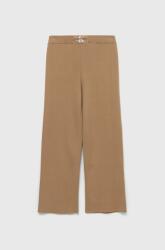 Calvin Klein pantaloni copii culoarea bej, neted 9BYY-SPG00N_80X