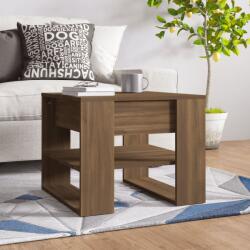 vidaXL Măsuță de cafea, stejar maro, 55, 5x55x45 cm, lemn prelucrat (816933) - comfy