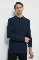 MEDICINE pulover de bumbac barbati, culoarea albastru marin, ZBYY-SWM502_59X