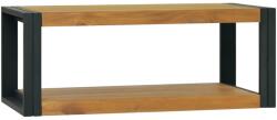 vidaXL Dulap de baie suspendat, 90x45x35 cm, lemn masiv de tec (338231) Dulap arhivare