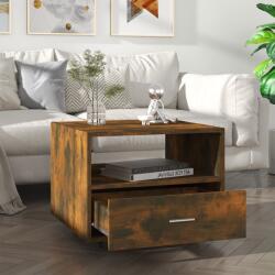 vidaXL Măsuță de cafea, stejar fumuriu, 55x55x40 cm, lemn prelucrat (816937) - comfy