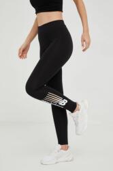 New Balance leggins de antrenament Classic femei, culoarea negru, cu imprimeu 9BYY-LGD0G8_99X