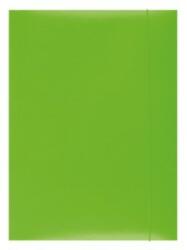Office Products Mapa din carton plastifiat cu elastic, 300gsm, Office Products - verde (OF-21191131-02) - ihtis