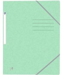 OXFORD Mapa A4, carton MultiStrat 390g/mp, cu elastic, OXFORD Top File - verde pastel (OX-400116356) - ihtis