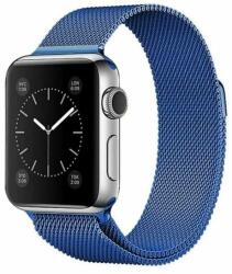 Apple Watch fém szíj, milánói stílus, 42/44 mm, kék