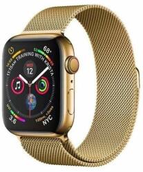 Apple Watch fém szíj, milánói stílus, 40/38 mm, arany