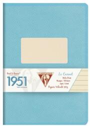 Clairefontaine Caiet capsat A5+(14, 8x21cm), 48 file, Clairefontaine 1951, turcoaz