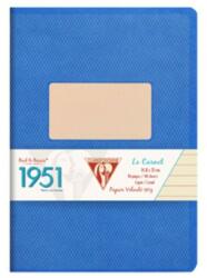 Clairefontaine Caiet capsat A5+(14, 8x21cm), 48 file, Clairefontaine 1951, albastru