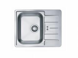 Alveus Chiuveta de bucatarie Alveus din inox LINE 60 LEINEN STANGA + cadou: Baterie bucatarie Alveus Karina 1129034 finisaj cromat (1083475)