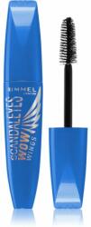 Rimmel ScandalEyes WOW Wings mascara rezistent la apă pentru curbare și volum culoare Black 12 ml