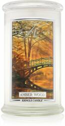 Kringle Candle Amber Wood illatgyertya 624 g
