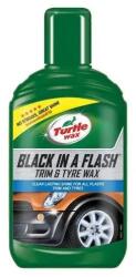 Turtle Wax Produse cosmetice pentru exterior Dressing Chedere si Anvelope Turtle Wax Black In A Flash Trim and Tyre Wax, 300ml (FG52791) - vexio