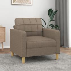 vidaXL Fotoliu canapea, gri taupe, 60 cm, material textil (348604) Canapea