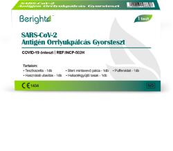 Beright SARS-CoV-2 Ag orrlyukpálcás gyorsteszt otthoni felhasználásra - 1 db tesztkészlet (orrlyukpálcás) - Lejárati idő: 2025-12-31