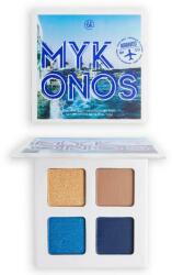 BH Cosmetics Paletă farduri de ochi - BH Cosmetics Mesmerizing In Mykonos Shadow Quad 5.5 g