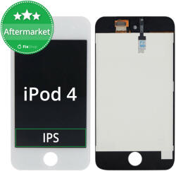 Apple iPod Touch (4th Gen) - Ecran LCD + Sticlă Tactilă + Ramă (White) TFT, White
