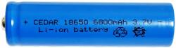  Akkumulátor Li-ion 18650 6800 mAh 3, 7V - Cedar kék