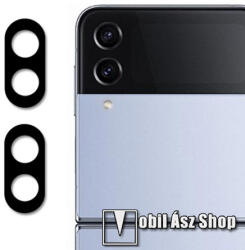ENKAY SAMSUNG Galaxy Z Flip4 (SM-F721), ENKAY kamera lencsevédő üvegfólia, 2db, 9H, FEKETE