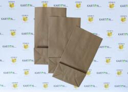 Szidibox Karton Papírzacskó talpas barna 16x9x29cm papírtasak 100db/cs (SZID-01220)