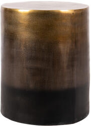 Clayre & Eef Masuta rotunda aluminiu auriu 45x55 cm (64858) Masa de cafea