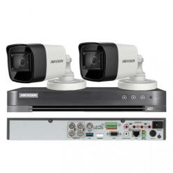 Hikvision Kit - Sistem Supraveghere Video 4k HIKVISION - 2 camere 4k 8MP (kit2cam8mp)