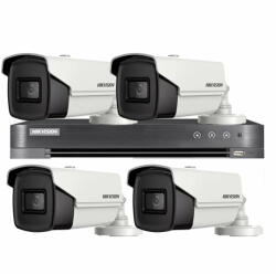 Hikvision Sistem de supraveghere HIKVISION 4 camere 8MP 4 in 1, IR 60m, DVR 4 canale 4K 8MP (33334-) - antivandal