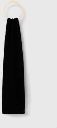 Michael Kors sál gyapjú keverékből fekete, sima - fekete Univerzális méret - answear - 33 990 Ft