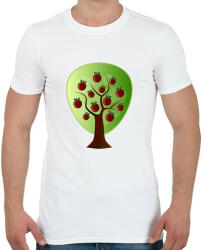 printfashion Almafa - Férfi póló - Fehér (10696965)