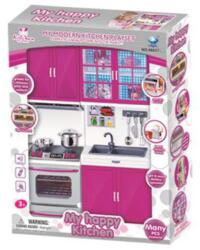 Magic Toys Rózsaszín konyhakészlet funkciókkal (MKL129128)