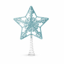 Family Collection Karácsonyfa csúcsdísz - csillag alakú - 20x15 cm (58679A/58679B/58679C)