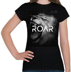 printfashion Roar - Női póló - Fekete (2951637)