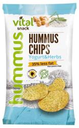 Vital Snack Joghurtos-zöldfűszeres hummusz chips 65 g
