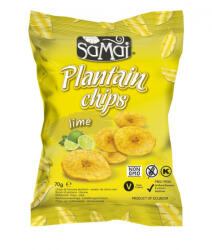 SAMAI Plantain chips lime-os 70 g