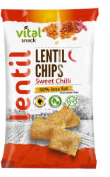 Vital Snack Édes chilis lencse chips 65 g