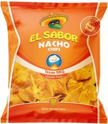 El Sabor Texas BBQ nacho chips 225 g