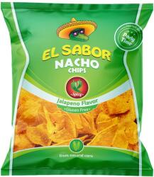 El Sabor Jalapenos nacho chips 225 g