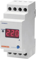 GEWISS Ampermetru digital pentru conectare cu transformator de curent ( indirect ) 5-999A Gewiss GW96879 (GW96879)