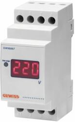 GEWISS Voltmetru digital conectare directa 0-500V 2 module Gewiss GW96867 (GW96867)