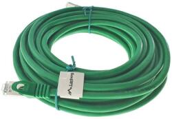 Lanberg Cablu ecranat FTP Lanberg 41916, cat. 6, mufat 2xRJ45, lungime 10m, AWG 26, 250 MHz, de legatura retea, ethernet, verde (PCF6-10CC-1000-G)