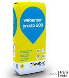  Weber Webersan Presto 200 SPR200 alapvakolat 30kg (5200439412)
