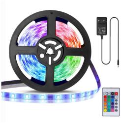 Aigostar Bandă LED RGB dimabilă Aigostar 3m LED/24W/12/230V IP65 + telecomandă (AI0215)