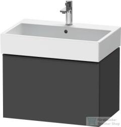 Duravit D-NEO 684x442 mm-es, 1 fiókos függesztett szekrény 235070 mosdóhoz, Graphite Matt Decor DE427204949 (DE427204949)