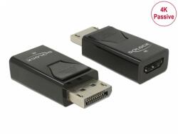 Delock Adaptor pasiv DisplayPort la HDMI 4K30Hz T-M, Delock 66234 (66234)