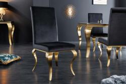 LuxD Design szék Rococo fekete / arany