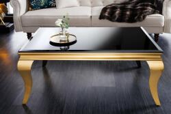 LuxD Design dohányzóasztal Rococo 100 cm fekete / arany