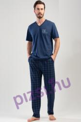 Vienetta Extra méretű hosszúnadrágos gombos férfi pizsama (FPI5287 1XL)
