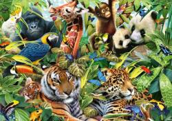 Schmidt Spiele - Puzzle Regatul animal colorat - 1 500 piese
