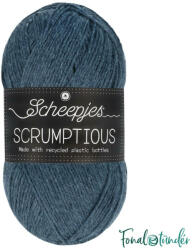 Scheepjes Scrumptious 378 Coconut Blueberry Muffins - kék akril fonal