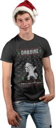  Unicorn Dabbing - Férfi Póló (133575)