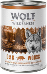 Wolf of Wilderness Wolf of Wilderness 6 x 400 g - Oak Woods Mistreț